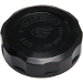 Oberon CNC alloy reservoir rear brake cap (black)
